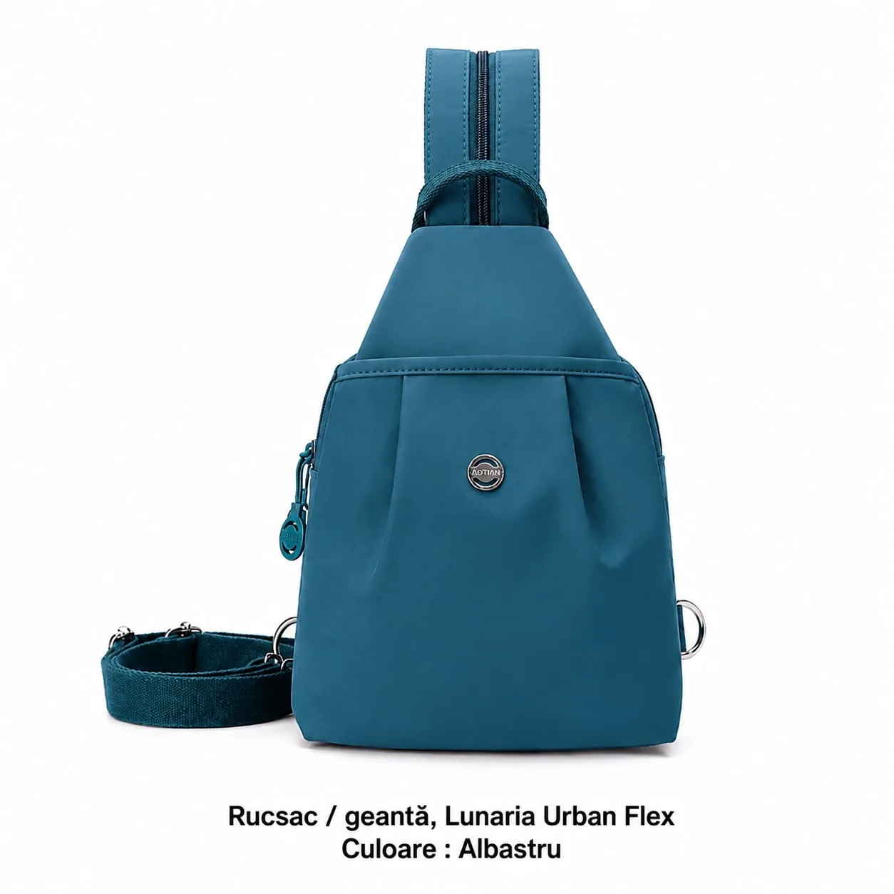 Rucsac Urban Flex Albastru, vedere frontală