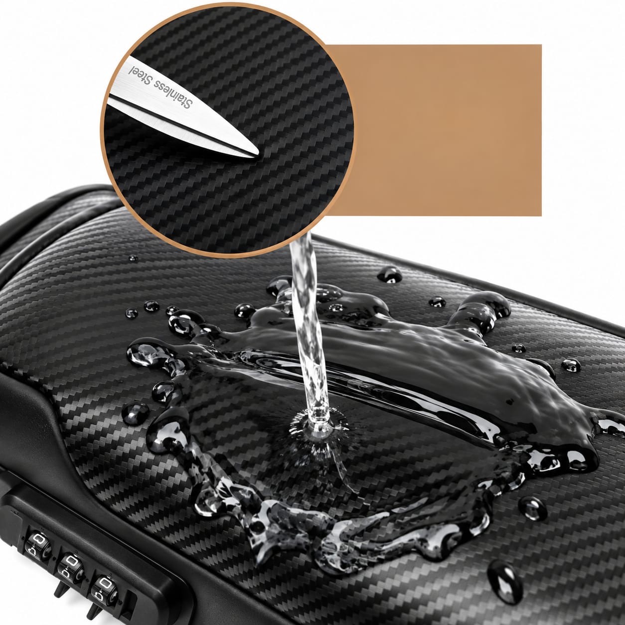 Geantă/Borsetă pentru bărbați Crossbody Lunaria, carbon